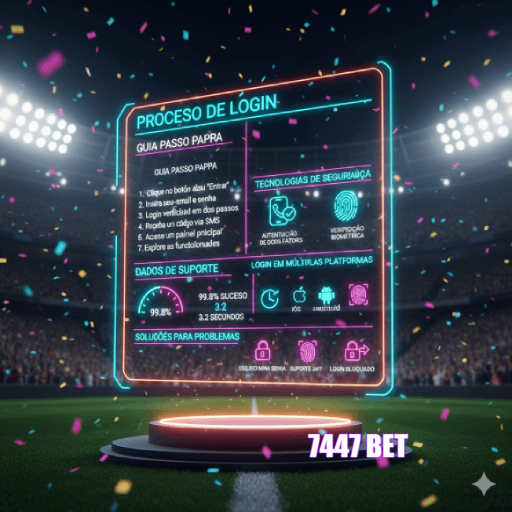 Figura 1 do login da 7447 BET