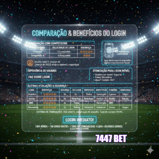 Figura 2 do login da 7447 BET