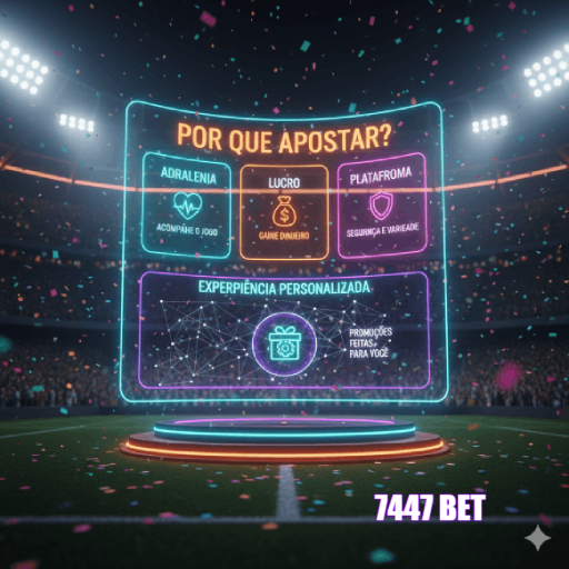 7447 BET — Prêmios reais e bônus imperdíveis!